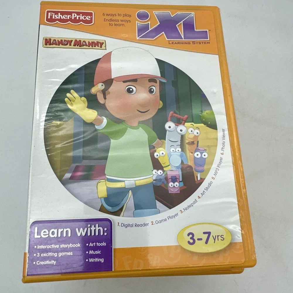 Fisher Price iXL Learning System Lot Of 8 Games Scooby Doo Batman Toy Story